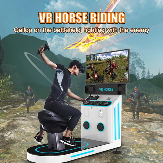 Simulación que compite con de los juegos VR de la realidad virtual del simulador del caballo 9d del juego de fichas de la experiencia 0
