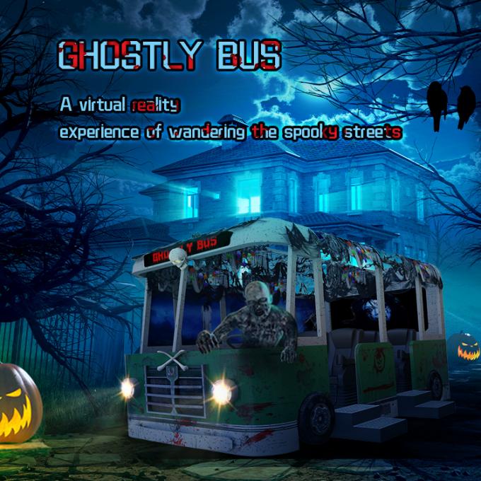 Autobús fantasmal virtual del sistema 9d VR del simulador de la realidad de la pistola del zombi de Vr 0