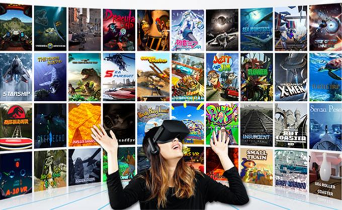 Dos equipo opcional del cine del juego VR 9d de la realidad virtual de los asientos 1