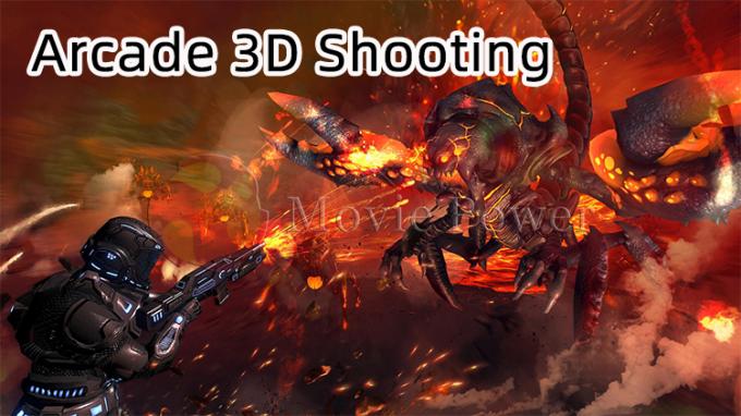 Pantalla de fichas 3D Arcade Gun Shooting Game Machine de la diversión 0