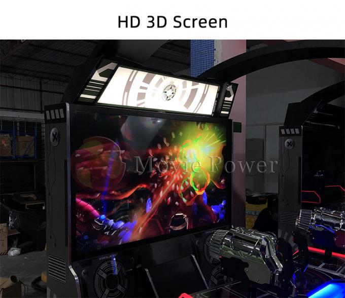 Pantalla de fichas 3D Arcade Gun Shooting Game Machine de la diversión 1