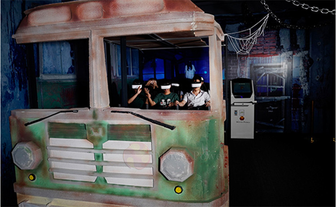 simulador fantasmal del juego de la película del horror del cine de la realidad virtual 9D para el parque de atracciones 2