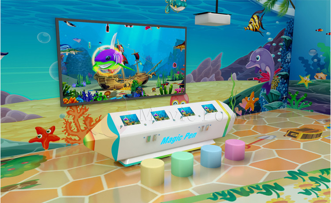 Juegos multijugador para niños 3d Proyector AR interactivo Interiores Juegos de pintura para niños 3