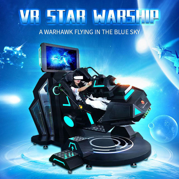 VR Warship 720 Simulador de vuelo de rotación 4d 9d Simulador de vuelo de realidad virtual de 360 grados 0