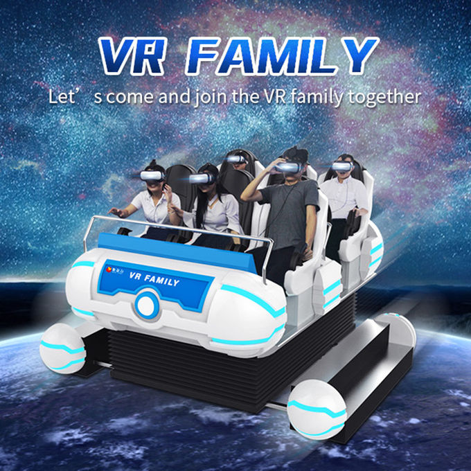 Simulador de la máquina del cine de la realidad virtual de la familia 9d de los asientos del equipo 6 de las ideas de la pequeña empresa 0
