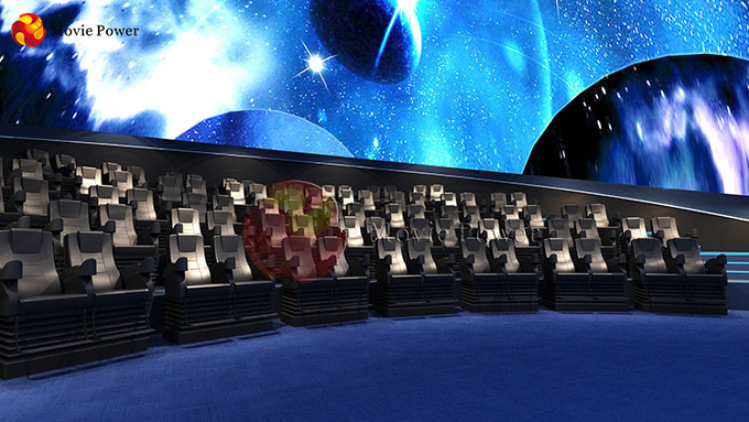 Simulador lleno interactivo del cine del poder de la película del cine de Seat 5D del movimiento 1